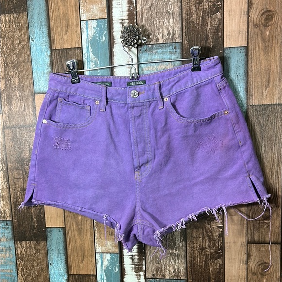 wild fable Pants - Wild fable Purple dyed Denim Women's Shorts